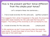 Present Perfect Tense - Years 3 and 4 Teaching Resources (slide 5/21)